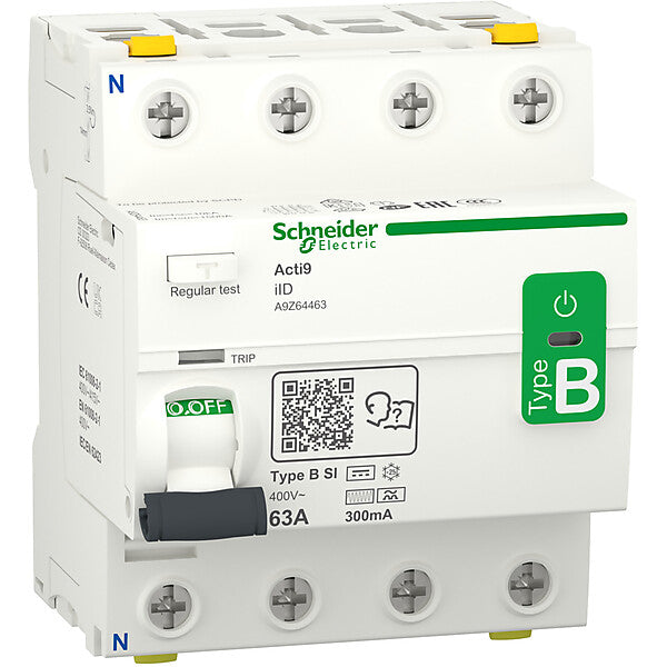 Schneider Electric FI-Schalter 4P 63A 300mA A9Z64463